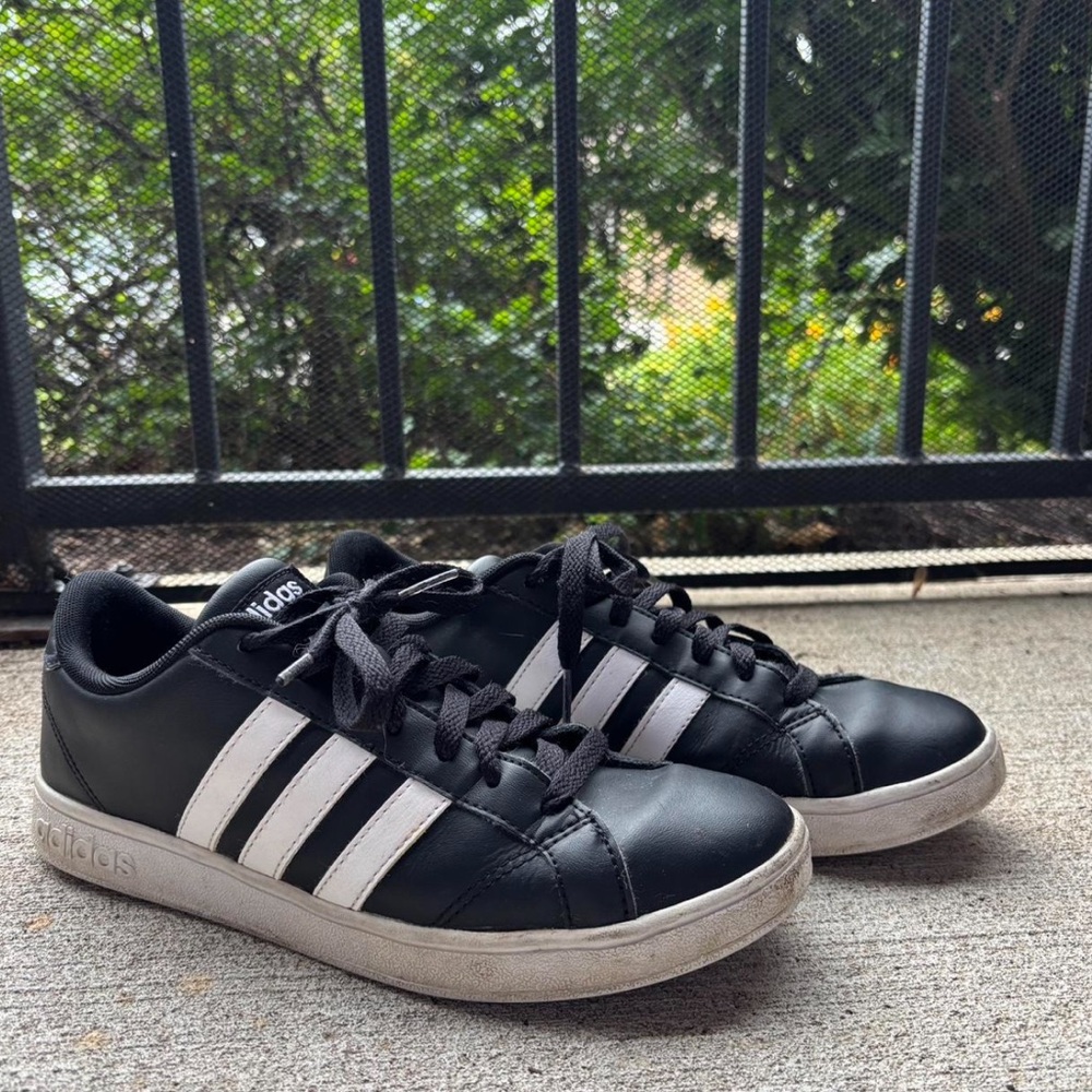 Adidas Classic Black and White Sneakers 8